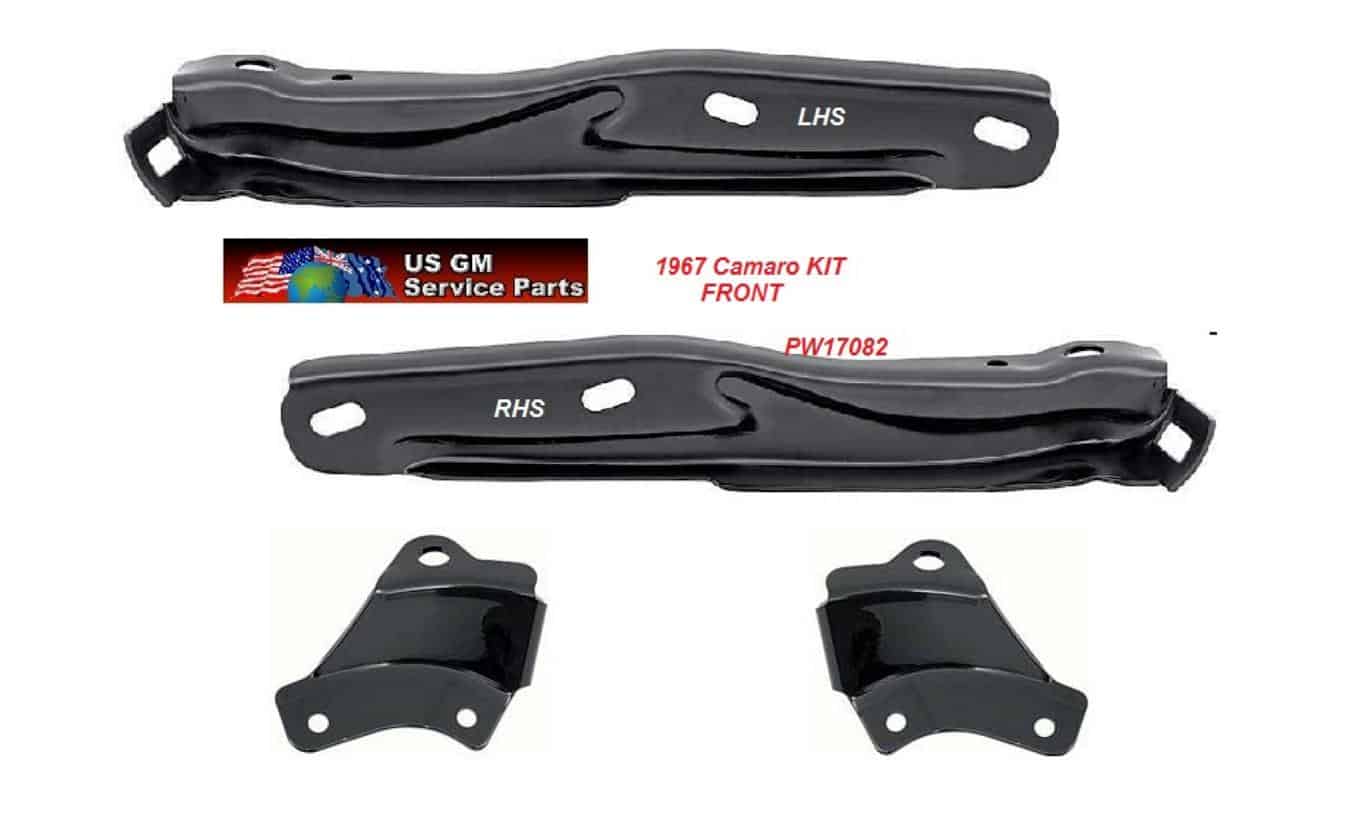 Bumper Bracket kit: 67 Camaro (4) - FRONT